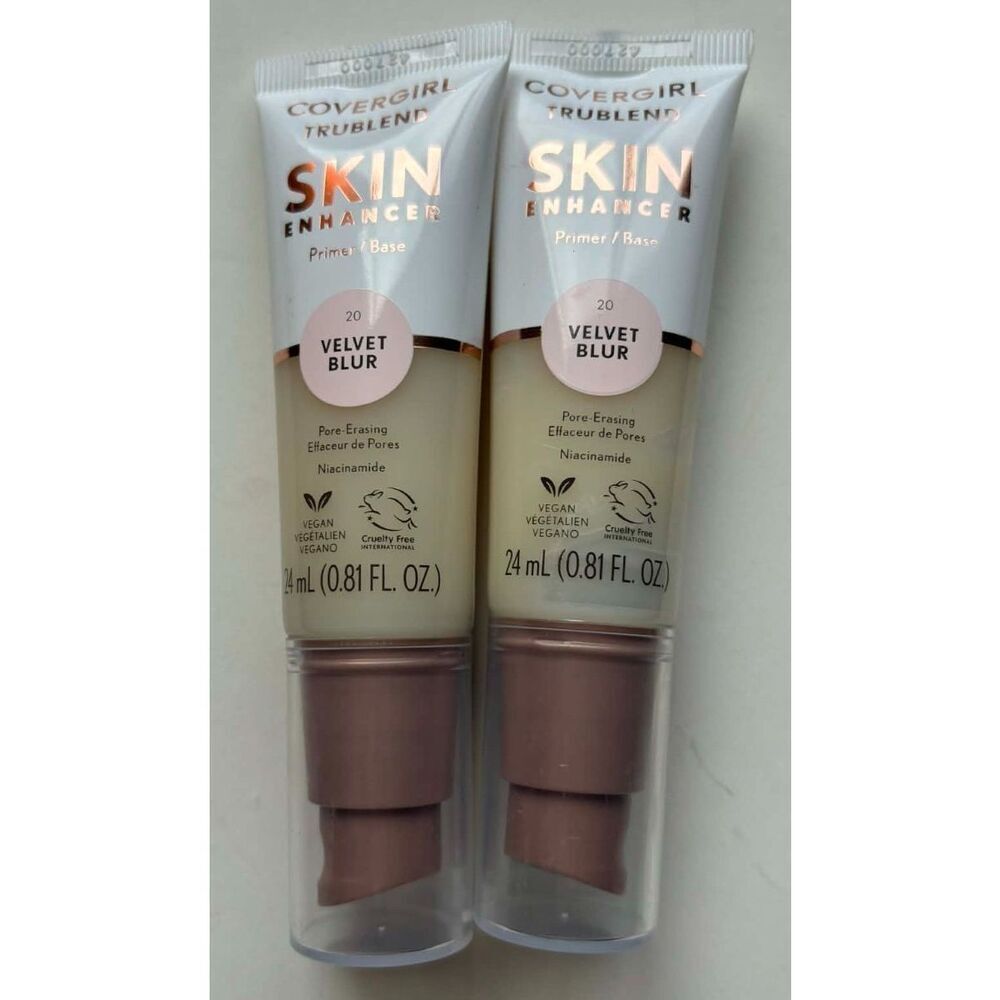 Covergirl TruBlend Skin Enhancer Primer 20 Velvet Blur Lot of 2